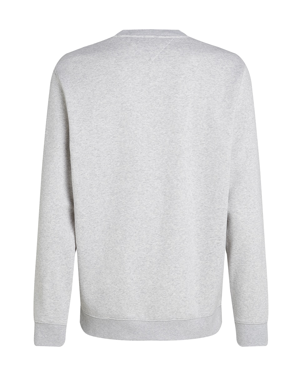 Sweatshirt Regular Fit com Decote Redondo Cinzento-6