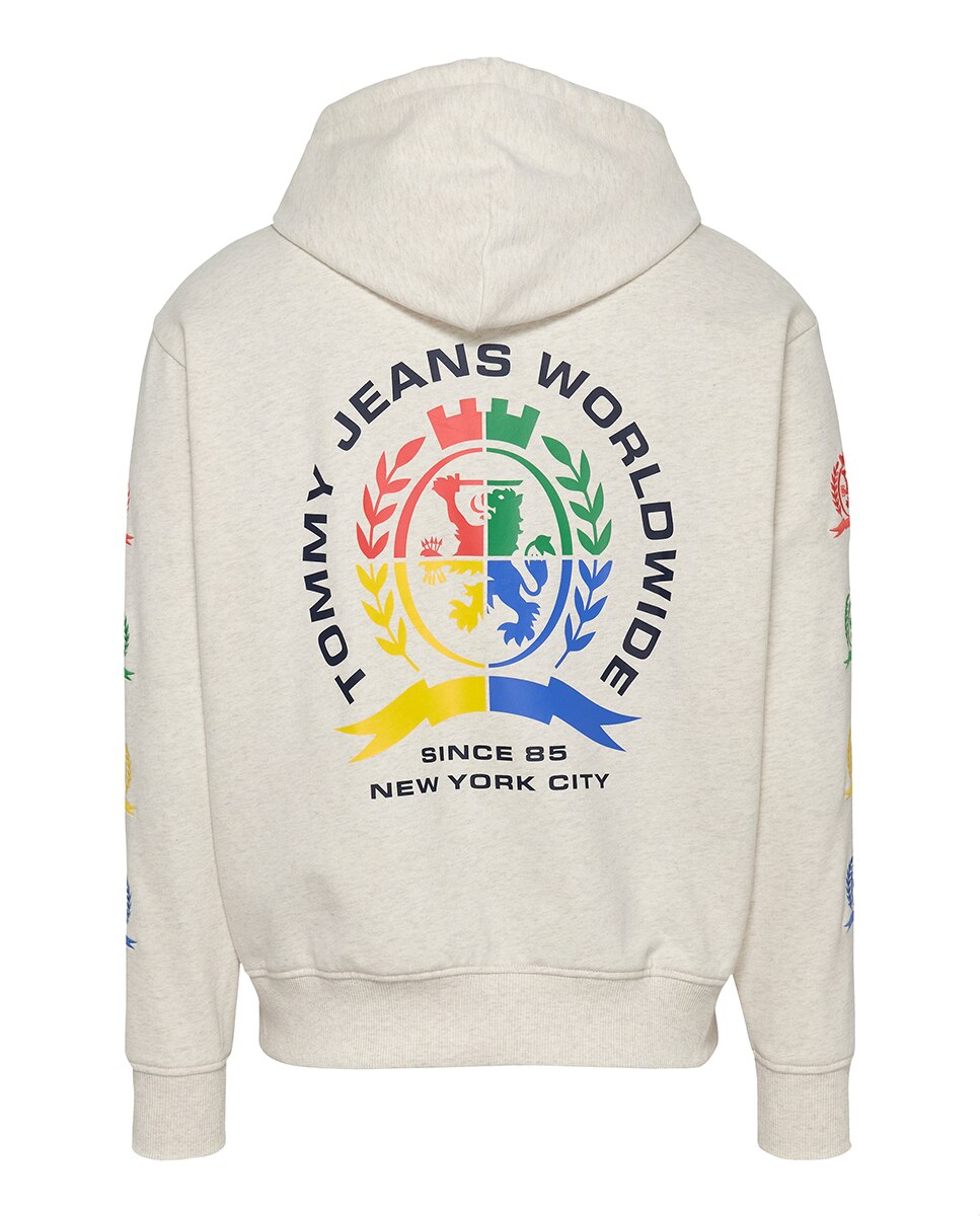 Sweatshirt Relaxed Fit com Capuz Cinzento-claro-5