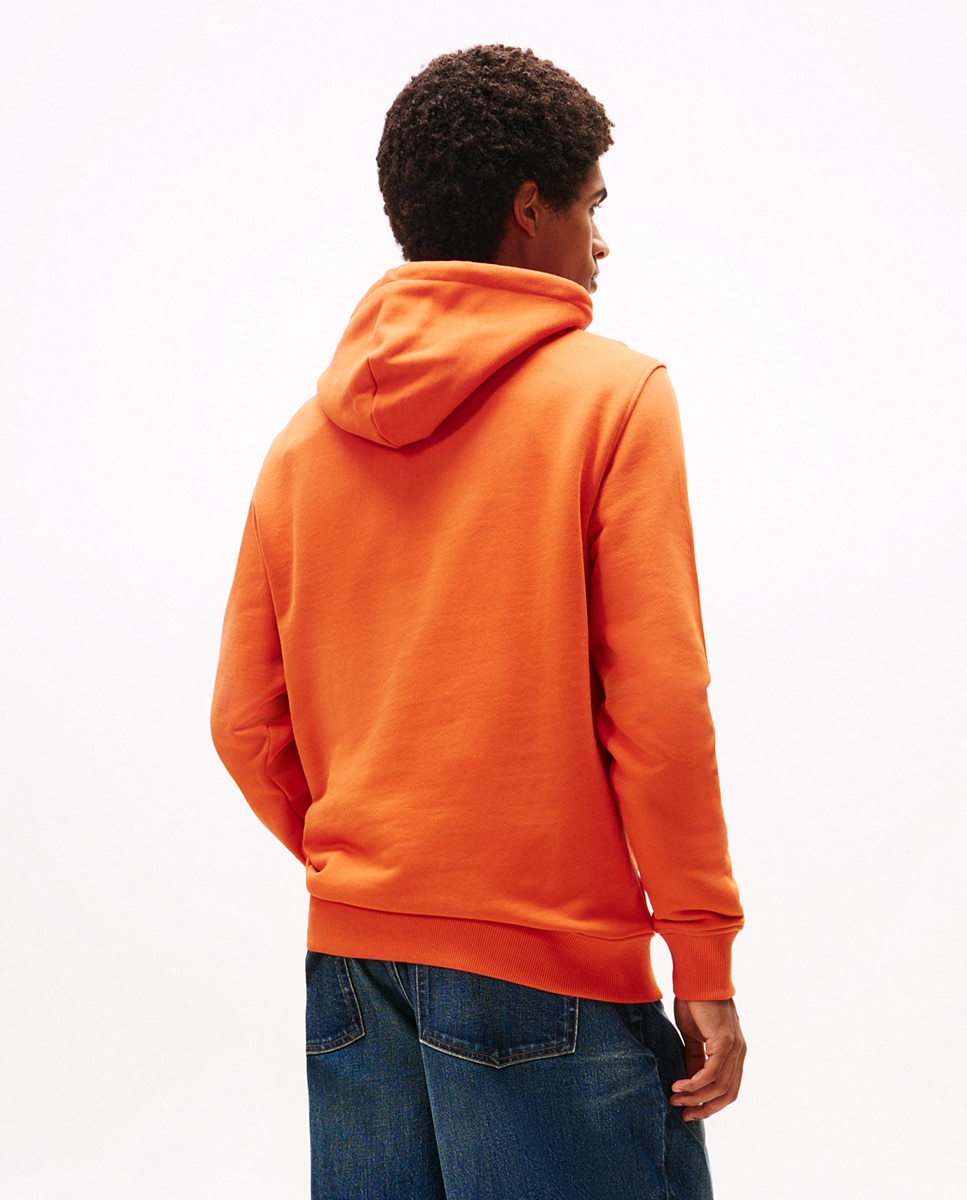 Sweatshirt Regular Fit com Capuz Laranja-2
