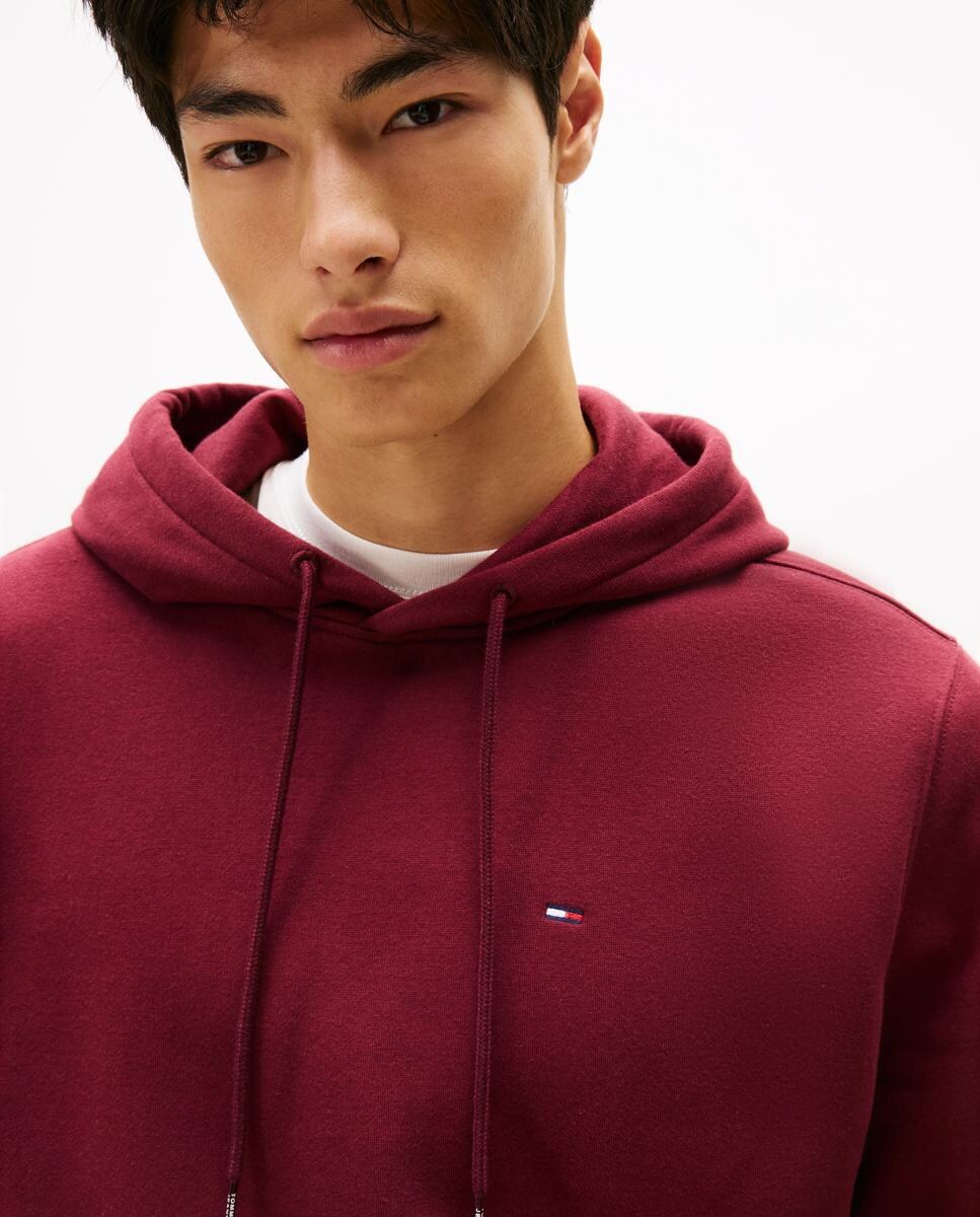 Sweatshirt Regular Fit com Capuz Bordeaux-3