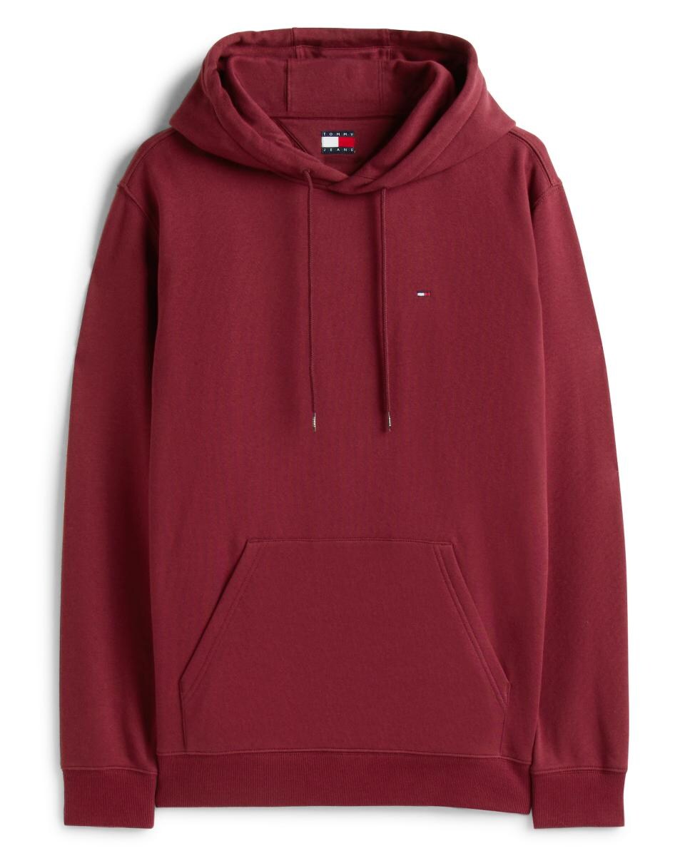 Sweatshirt Regular Fit com Capuz Bordeaux-4