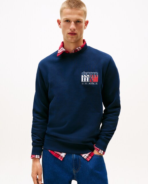Imagen 0 de Sudadera de hombre regular fit cuello redondo