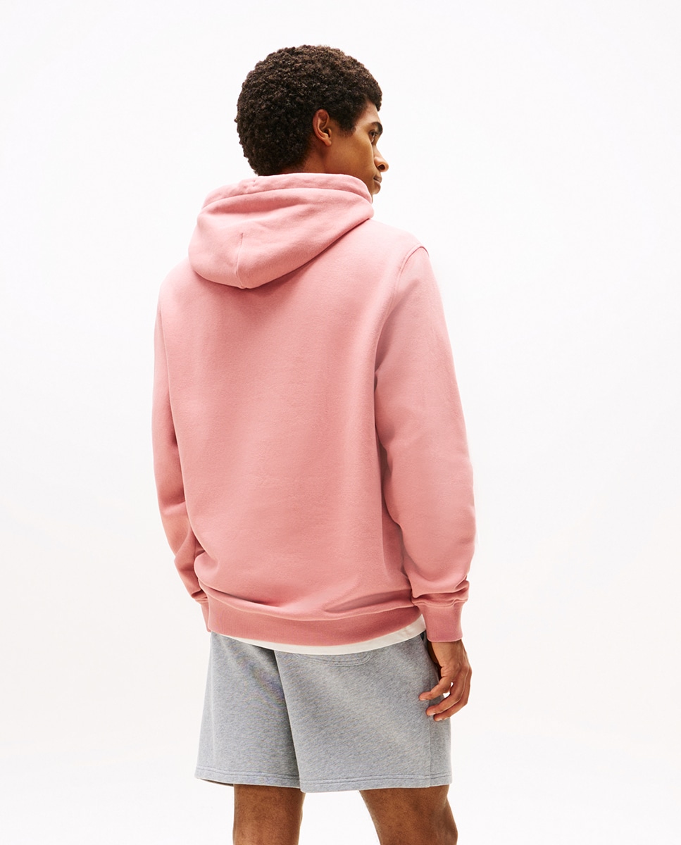 Sweatshirt Regular Fit com Capuz Rosa-2