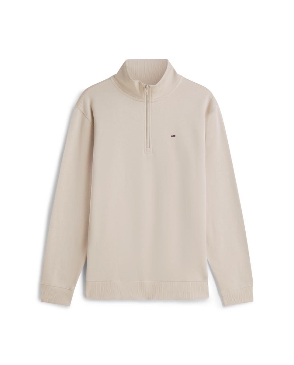 Sudadera de hombre con cierre de cremallera 1/4 - Tommy Jeans - Beige Beige-4