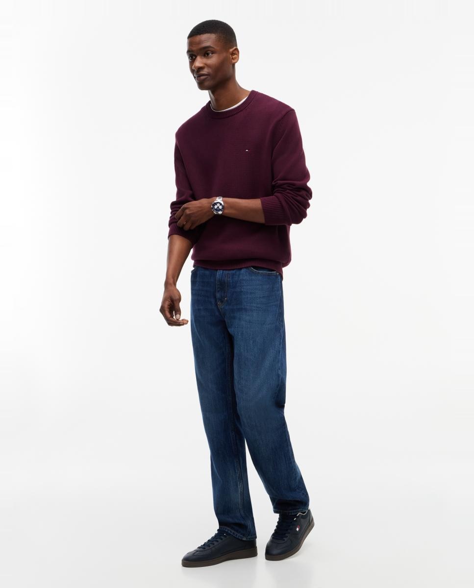 T-shirt TJM Slim Ess Sweater Ext Bordeaux-6