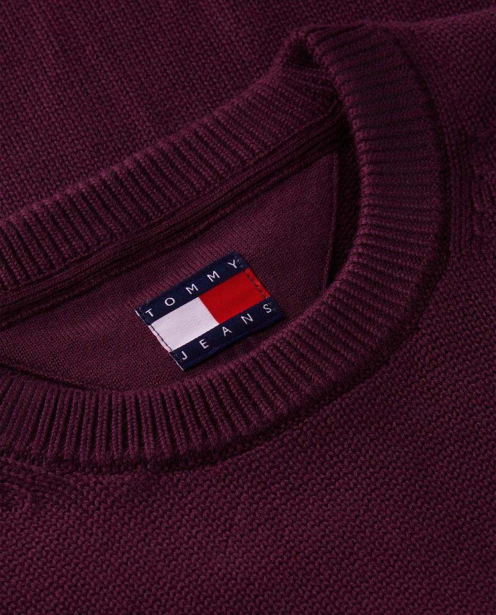 T-shirt TJM Slim Ess Sweater Ext Bordeaux-5
