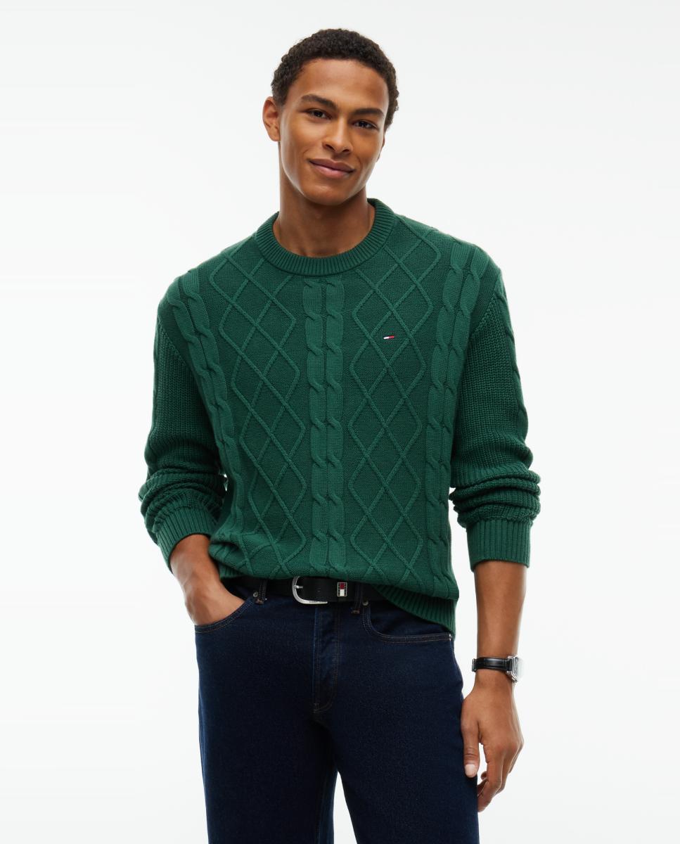 Imagem 0 de Camisola de Malha TJM Reg Cable Knit Sweater