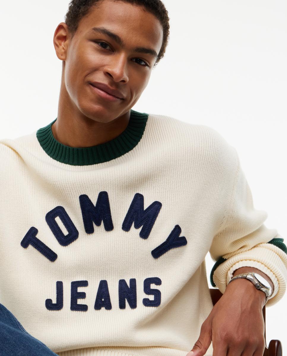 Camisola de Malha TJM Reg New Classics Sweater Creme-3
