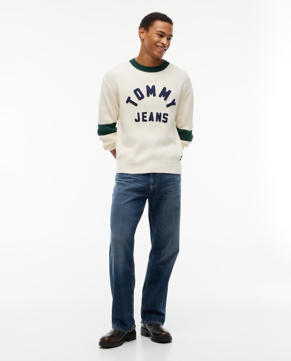 Camisola de Malha TJM Reg New Classics Sweater Creme-6