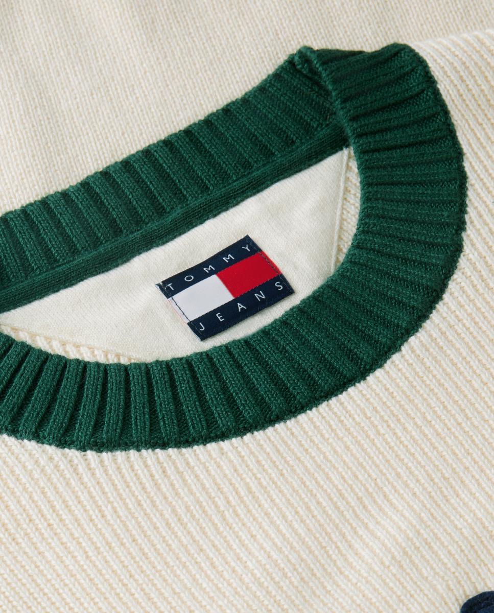 Camisola de Malha TJM Reg New Classics Sweater Creme-5
