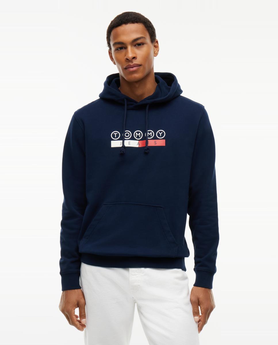 Imagen 0 de Sudadera con capucha TJM Reg DNA Play   de Tommy Jeans Azul marino