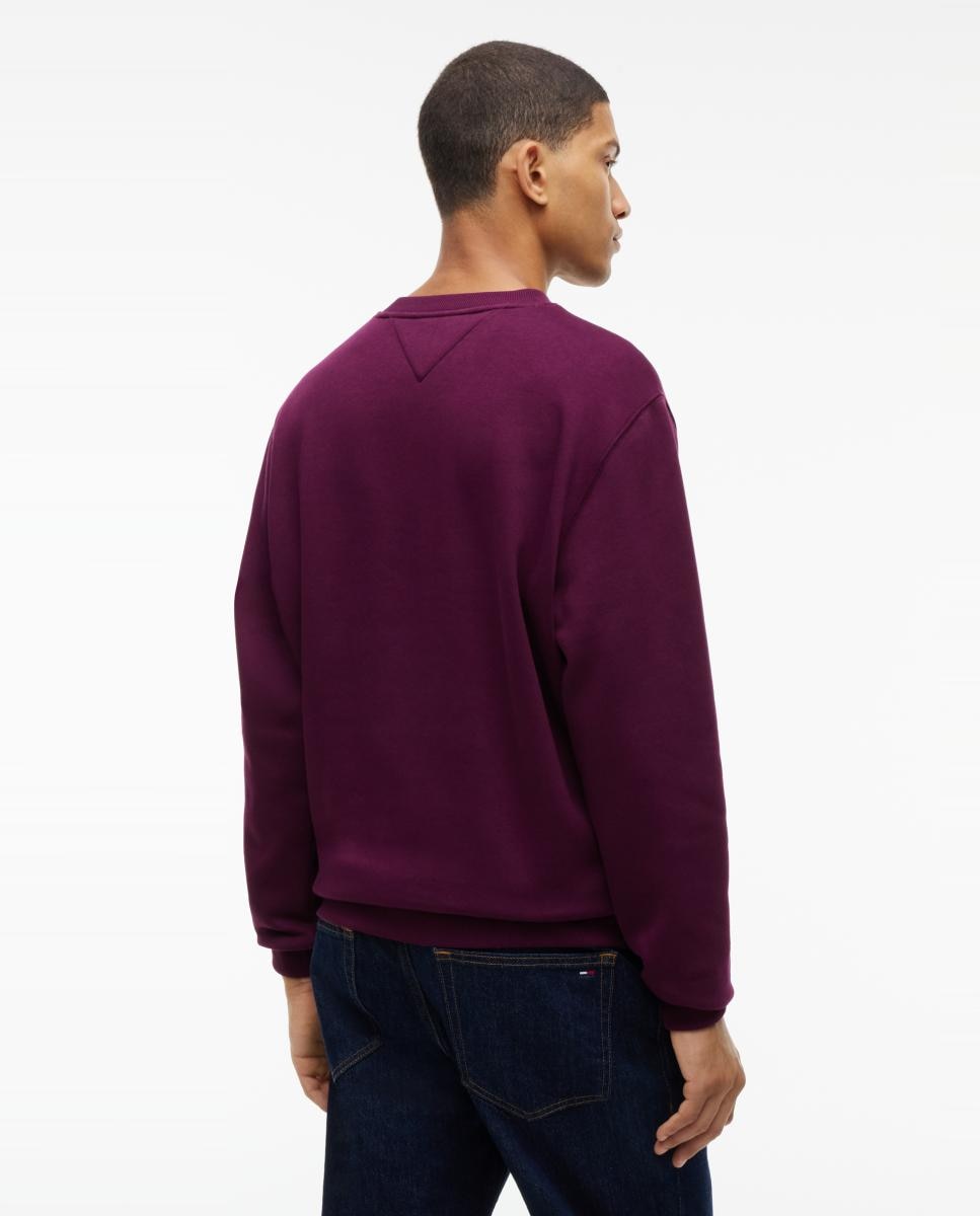 T-shirt TJM Reg S Flag Crew Ext Bordeaux-2