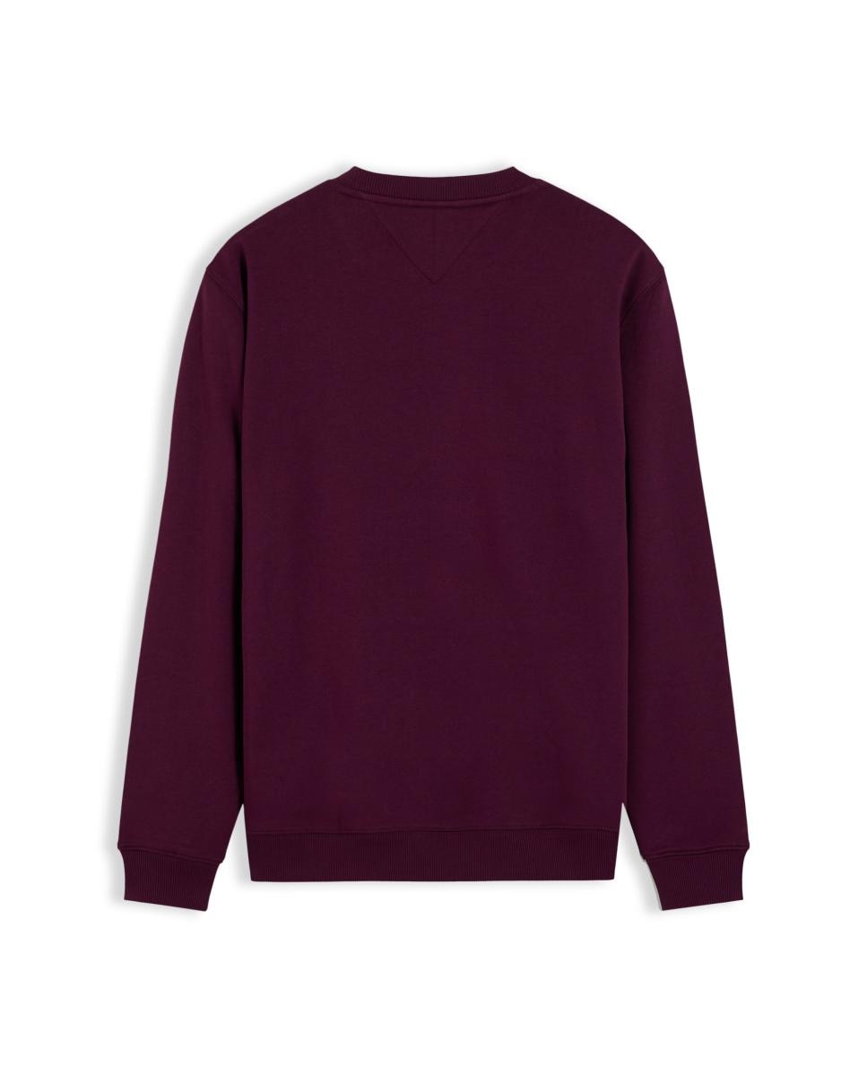 T-shirt TJM Reg S Flag Crew Ext Bordeaux-5
