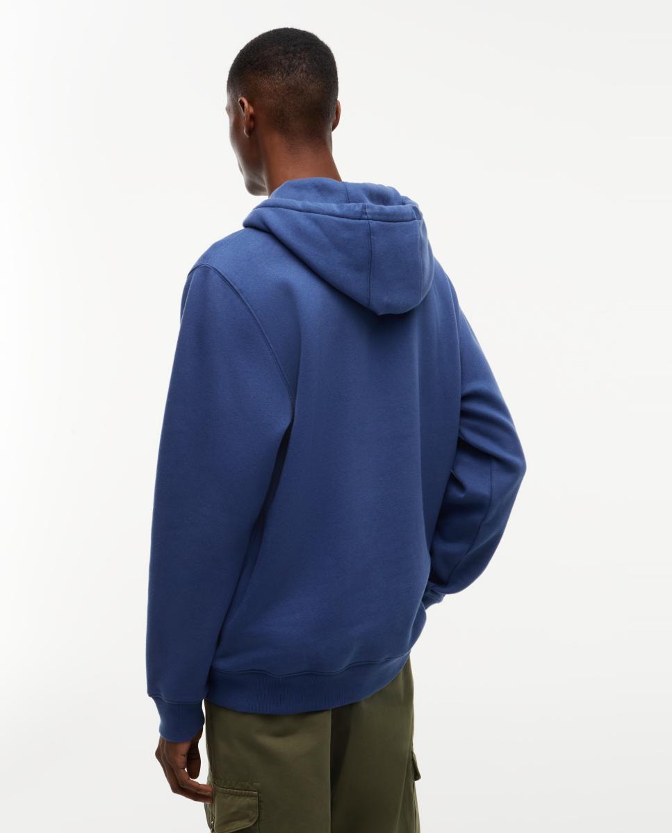 Sweatshirt com Capuz TJM Reg S Flag Ext Azul-2