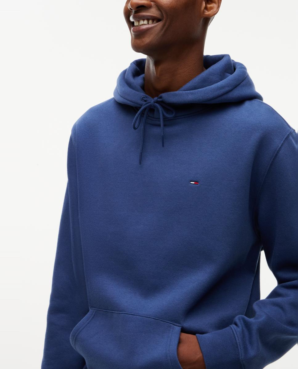 Sweatshirt com Capuz TJM Reg S Flag Ext Azul-3