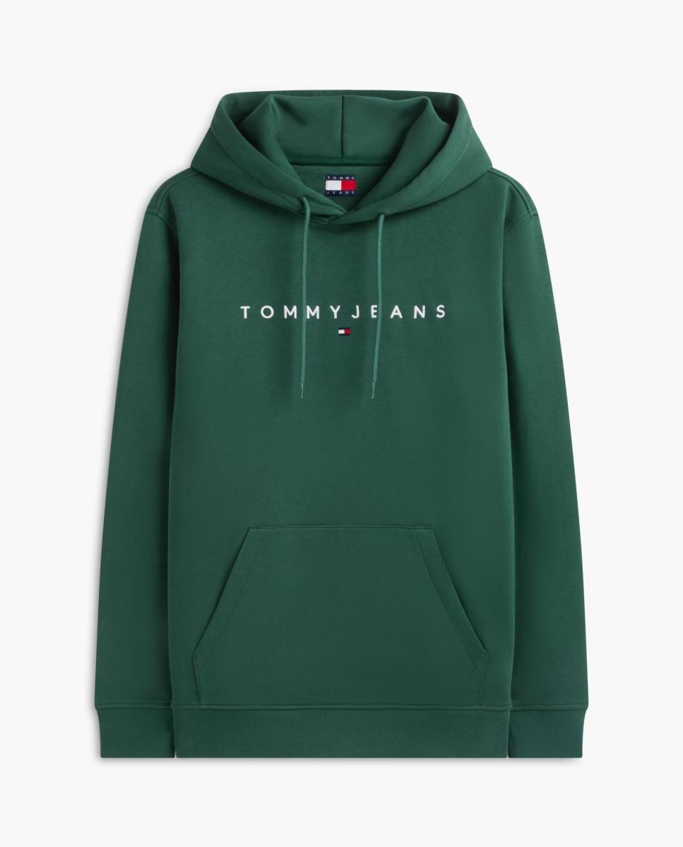 Sweatshirt com Capuz TJM Reg Linear Logo Ext Verde-escuro-4