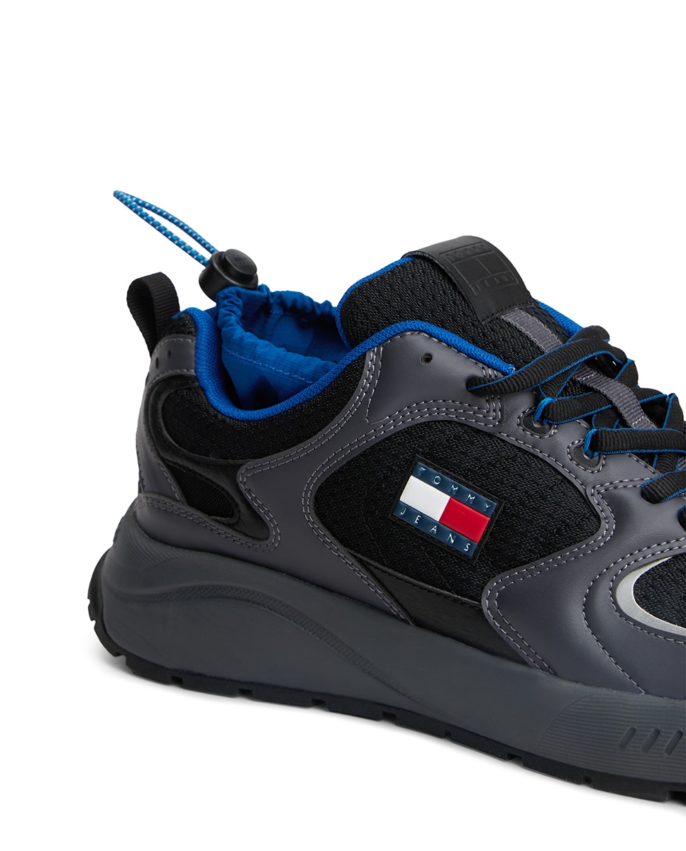 Sapatilhas Estilo Runner Preto-2