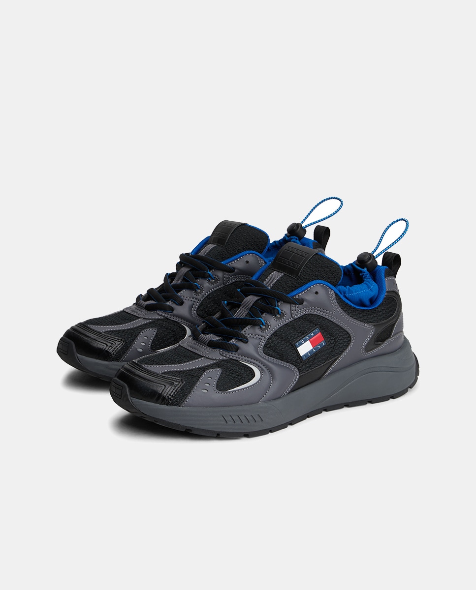 Sapatilhas Estilo Runner Preto-3