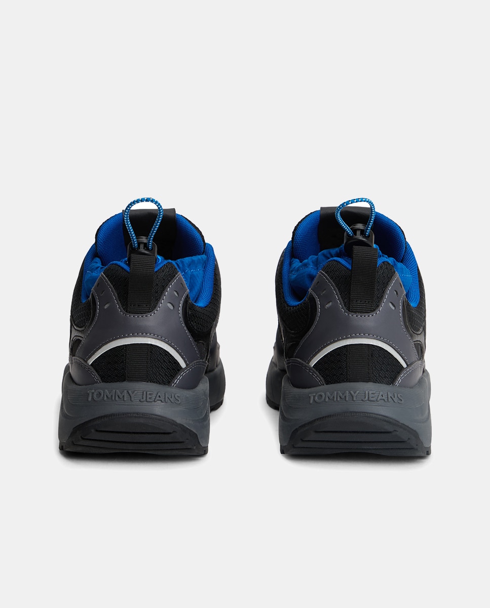 Sapatilhas Estilo Runner Preto-4