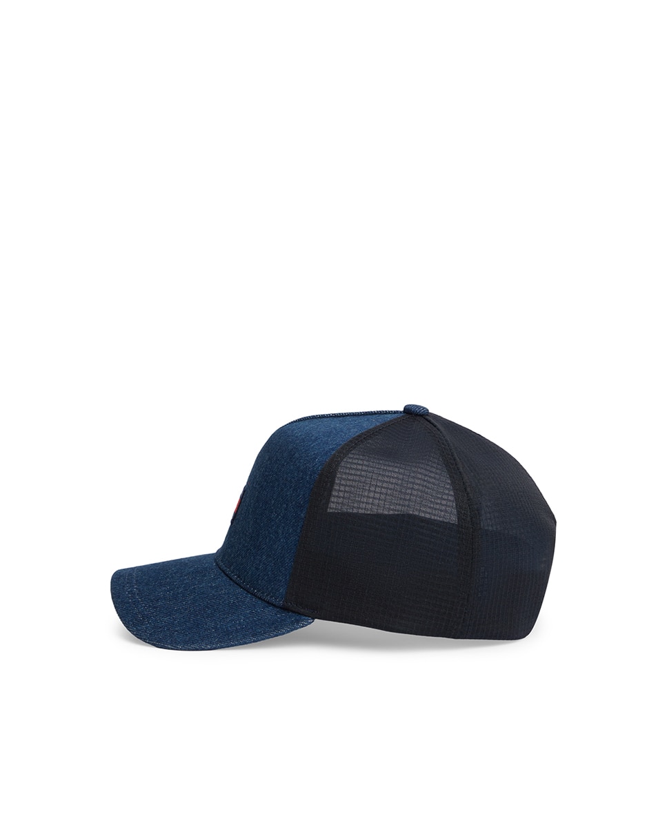 Boné Estilo Trucker Azul-3