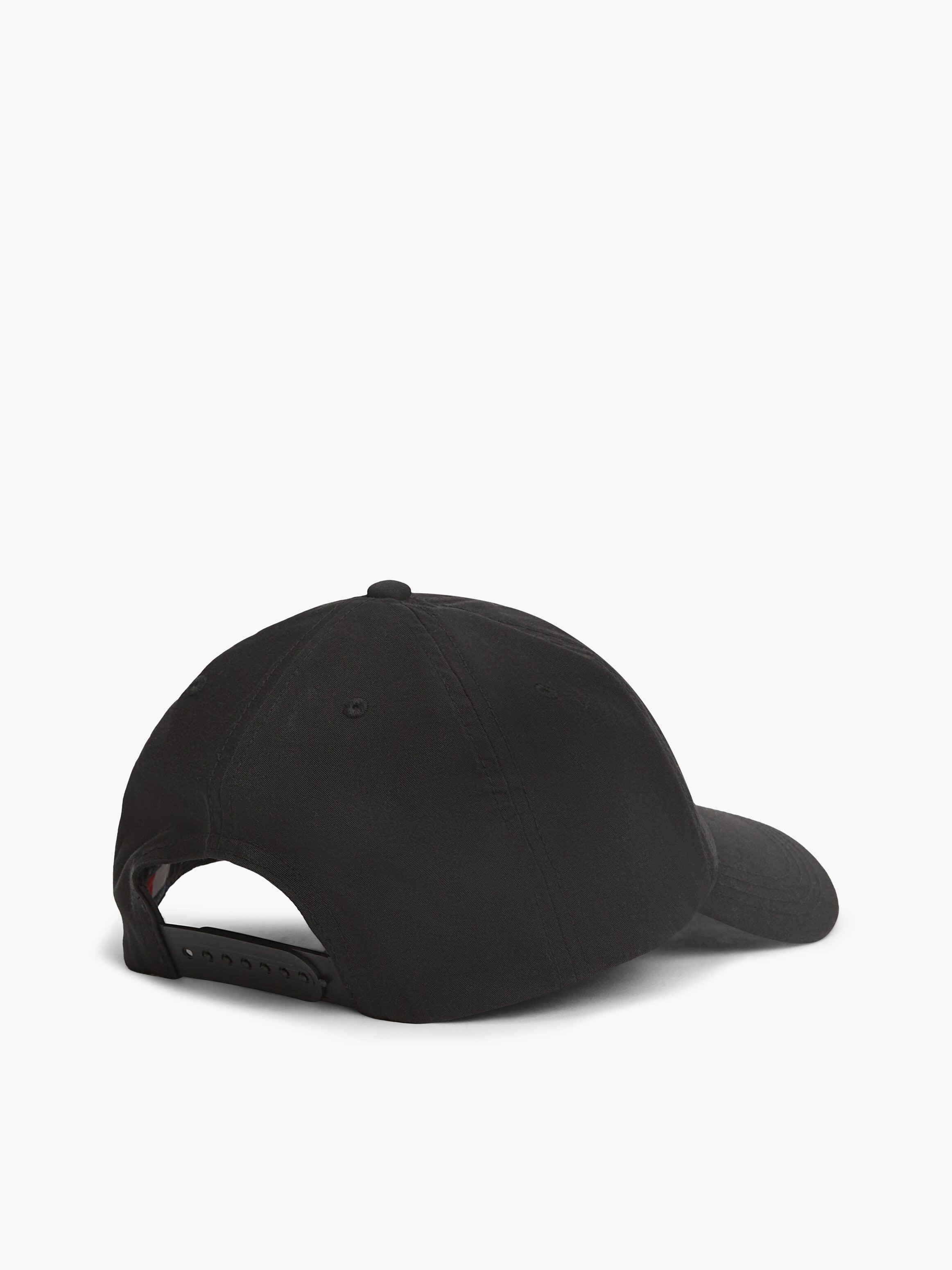Boné de Estilo Clássico com Bordado Preto-2