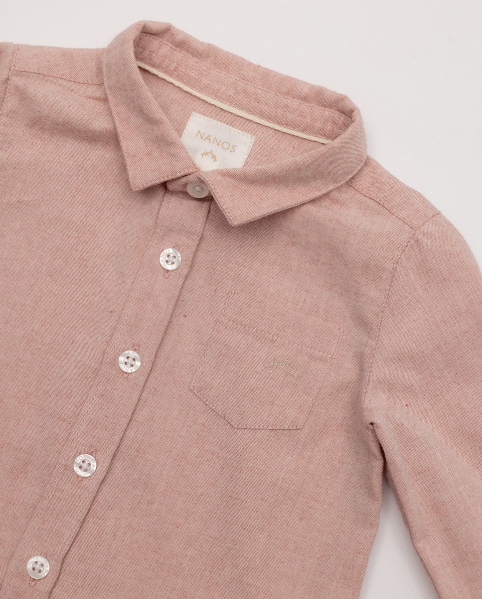 Camisa de Bebé Grená-2