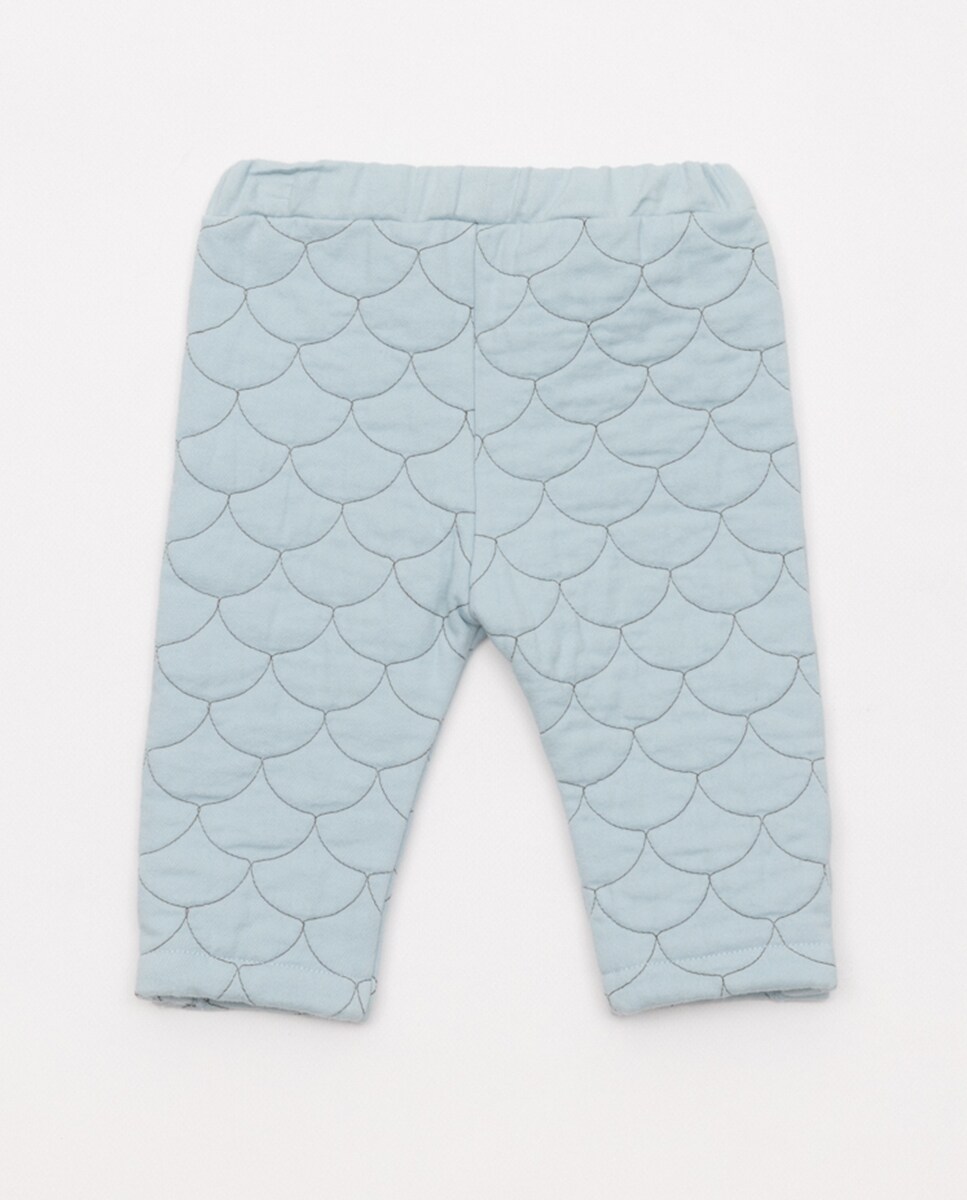 Calças de Bebé Azul-2