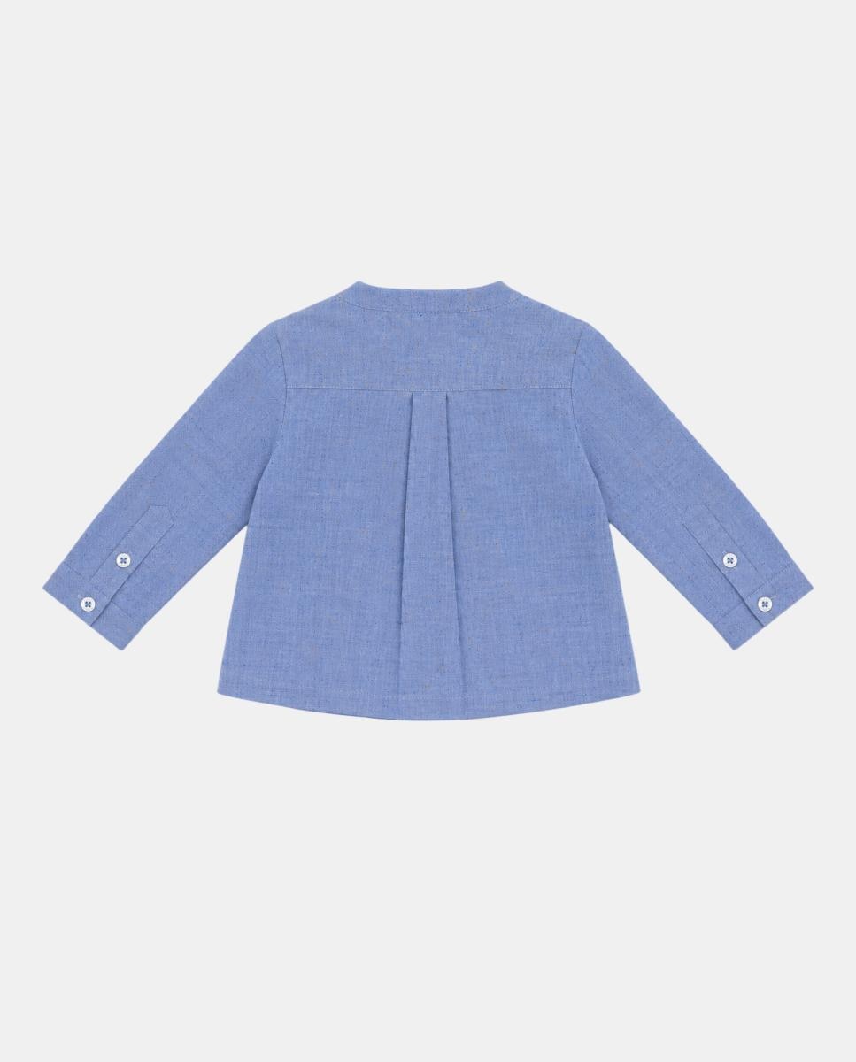 Camisa de Bebé Azul-claro-2