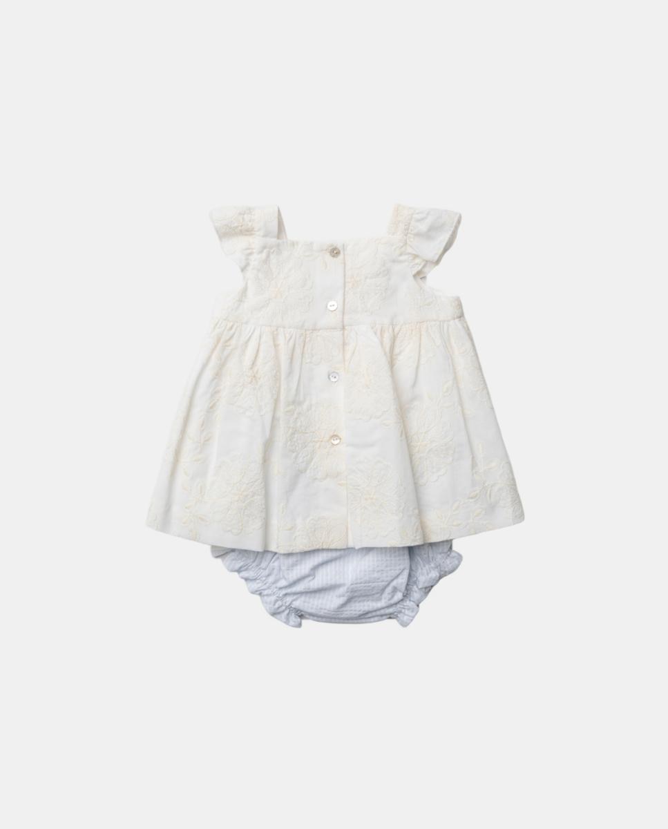 Minissaia Primeira Roupa NANOS Natural-2