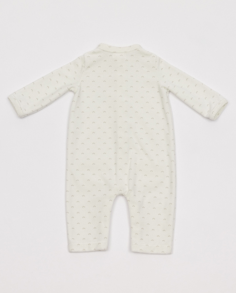 Pijama de Bebé Branco-3