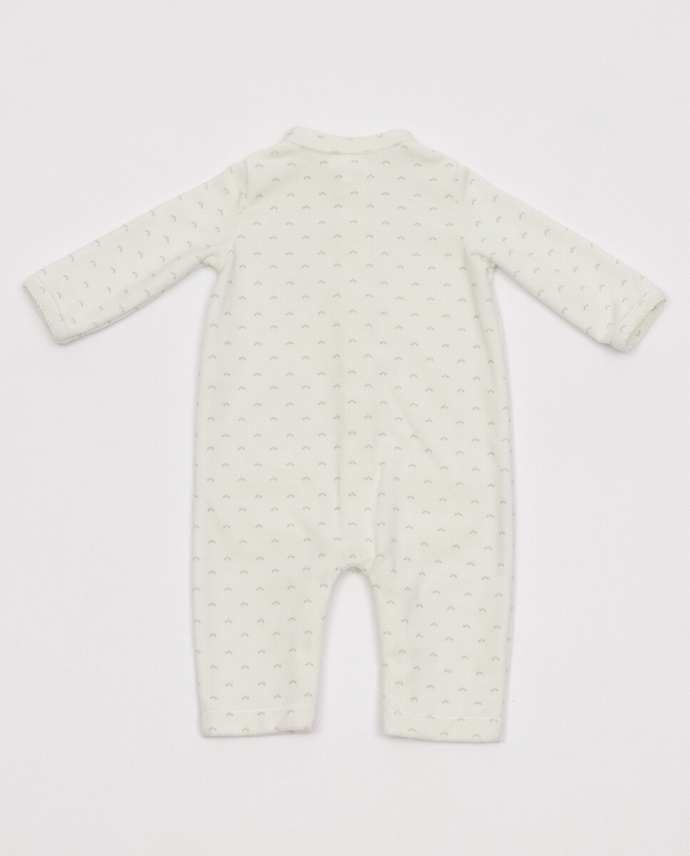 Pijama de Bebé Branco-3