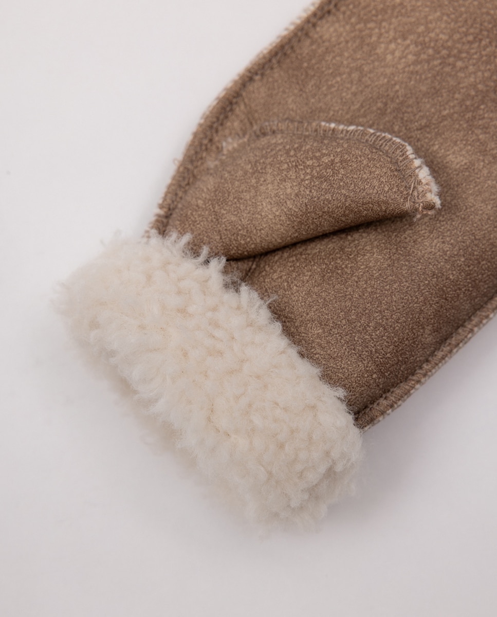 Luvas Unissexo Camel-2