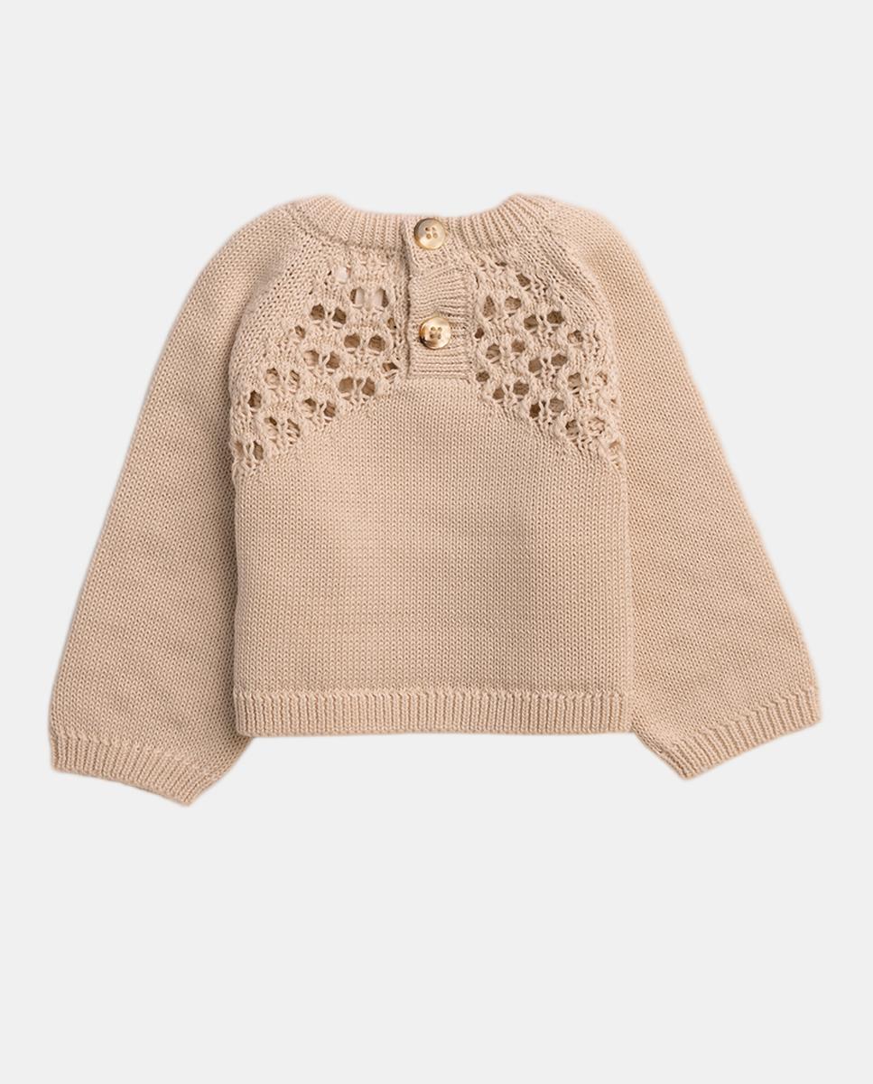 Camisola de Malha de Bebé NANOS Branco-2