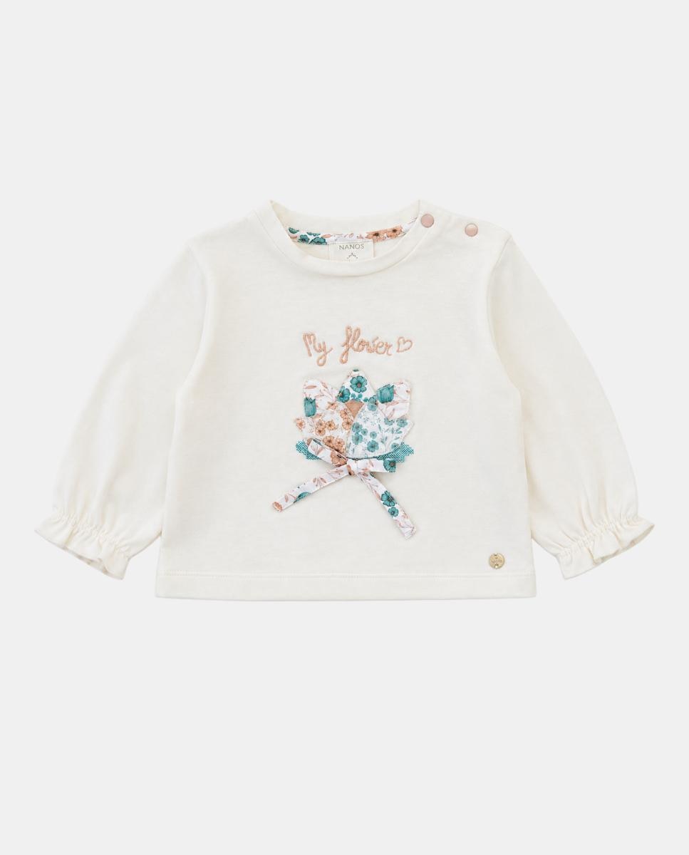 Camiseta Bebé niña - NANOS - Blanco Blanco-1