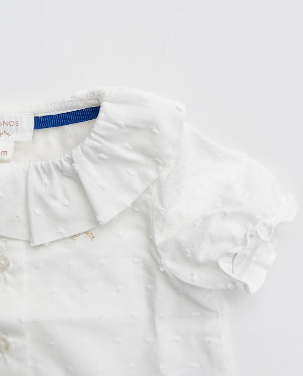 Blusa de Bebé NANOS Branco-3