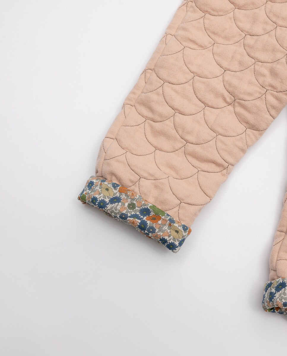 Calças de Bebé Salmão-2