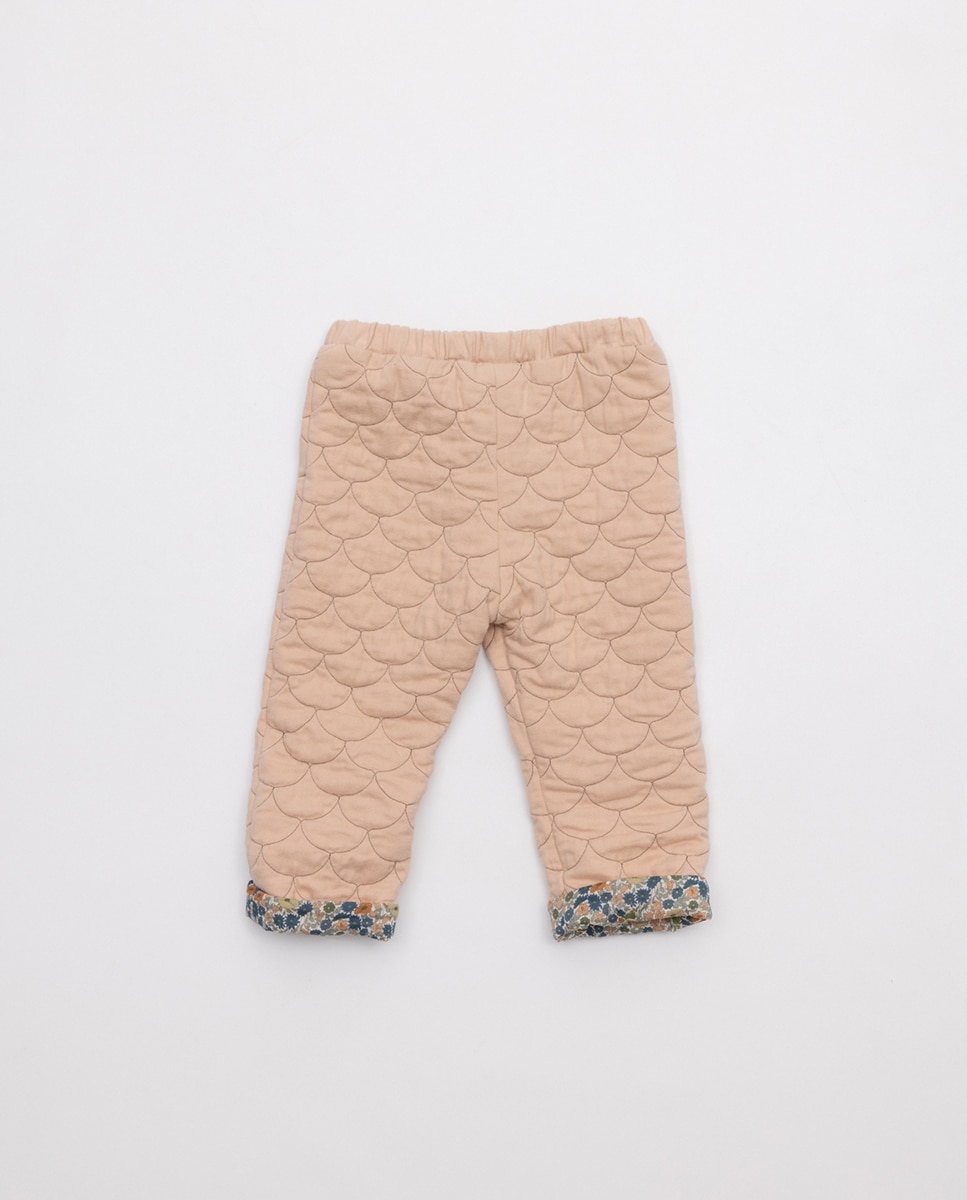 Calças de Bebé Salmão-3