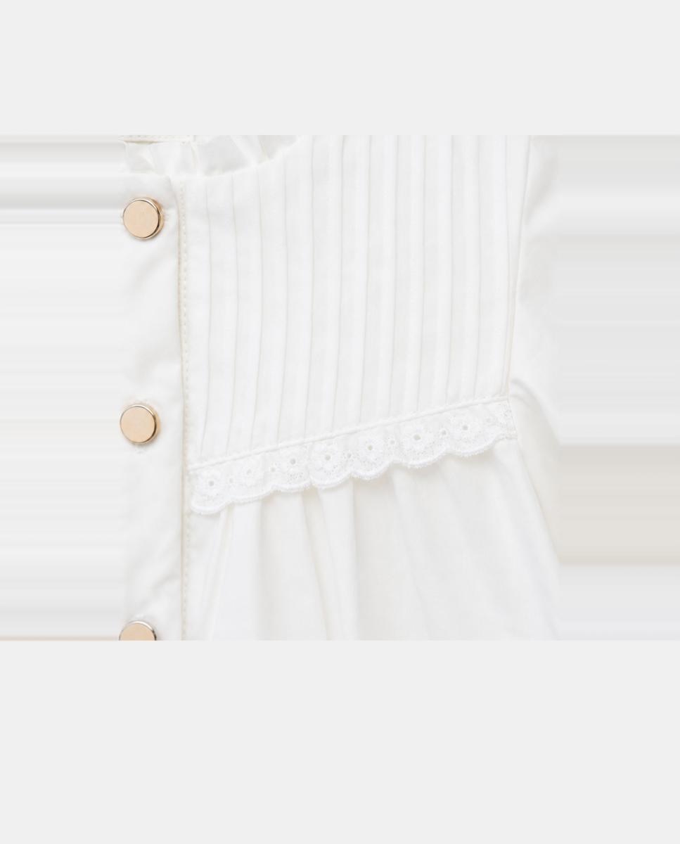 Blusa de Bebé Branco-3