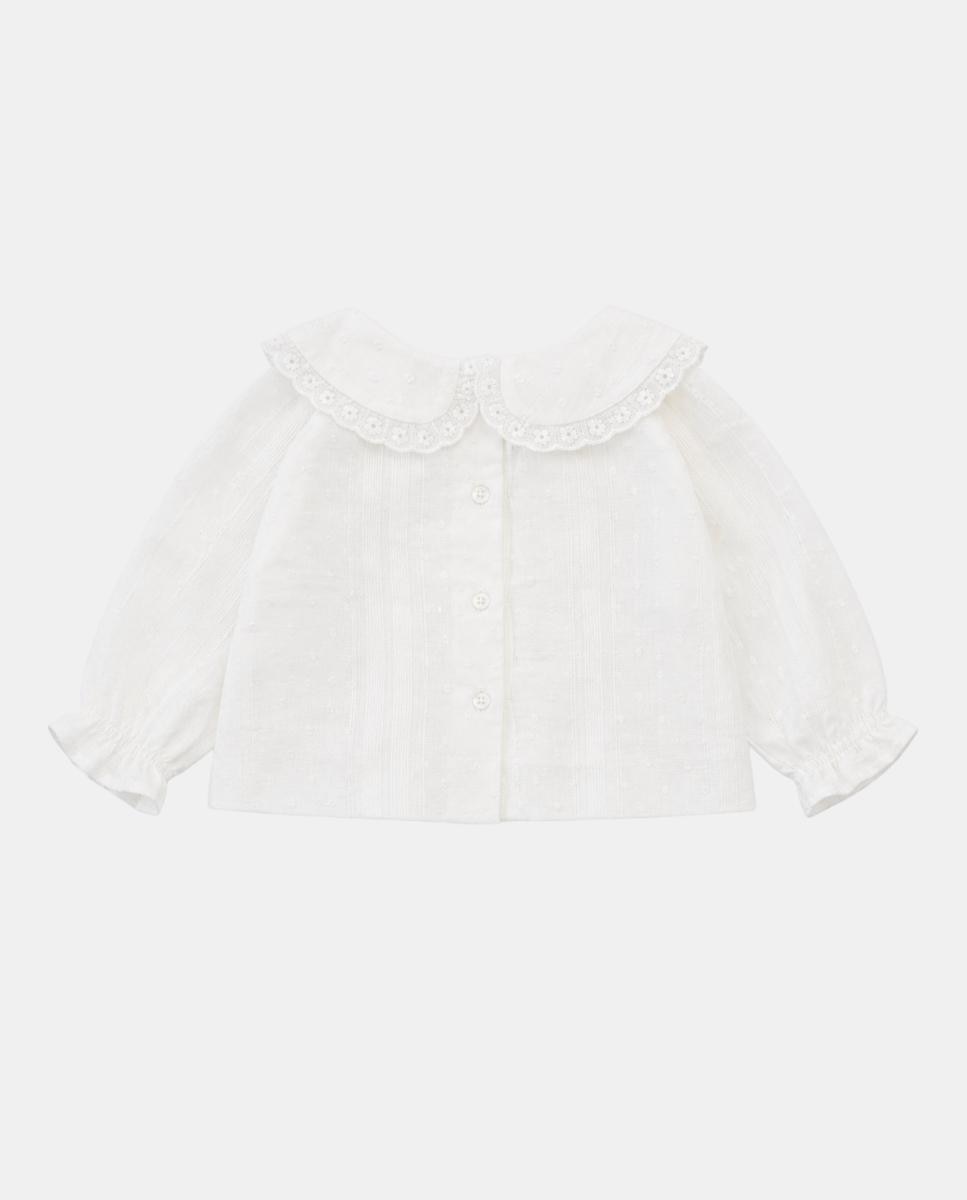 Imagen 2 de Blusa Bebé niña - NANOS - Blanco Blanco