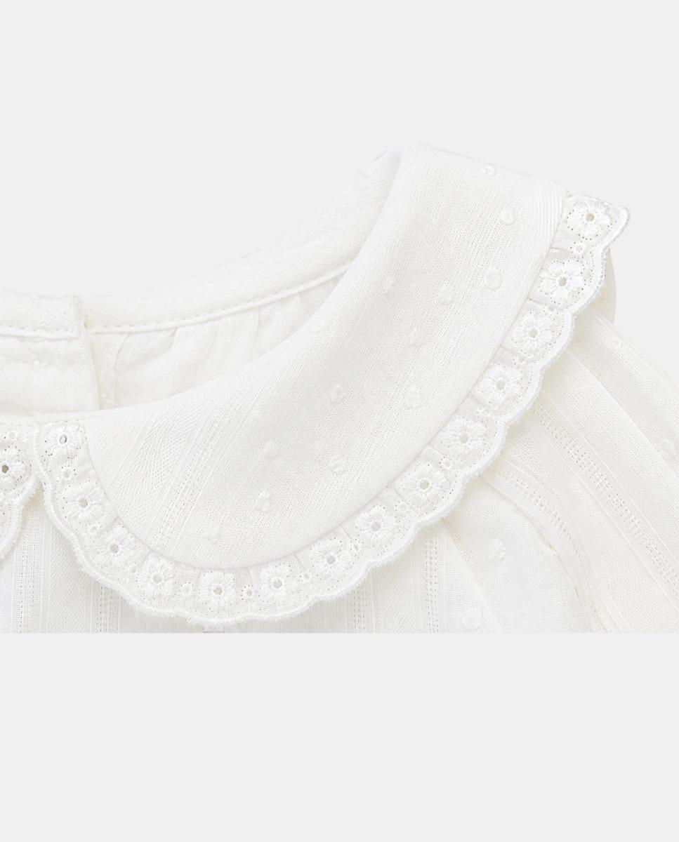 Imagen 3 de Blusa Bebé niña - NANOS - Blanco Blanco