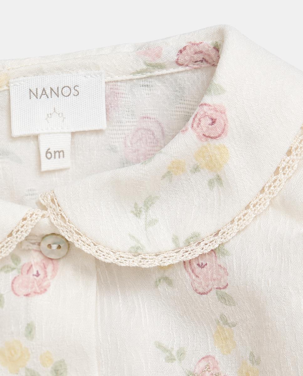 Blusa de Bebé Branco-3