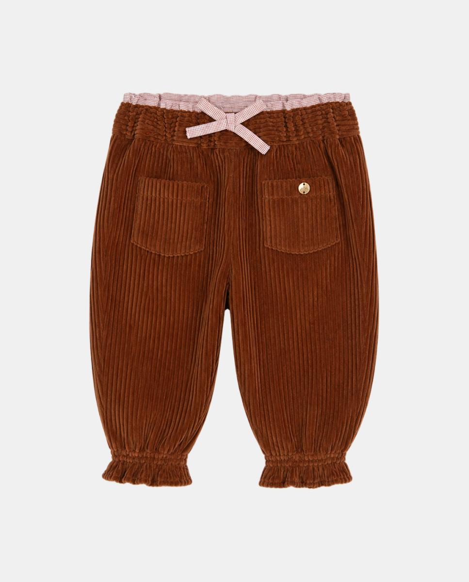 Pantalón Bebé niña - NANOS - Marrón Marrón-1