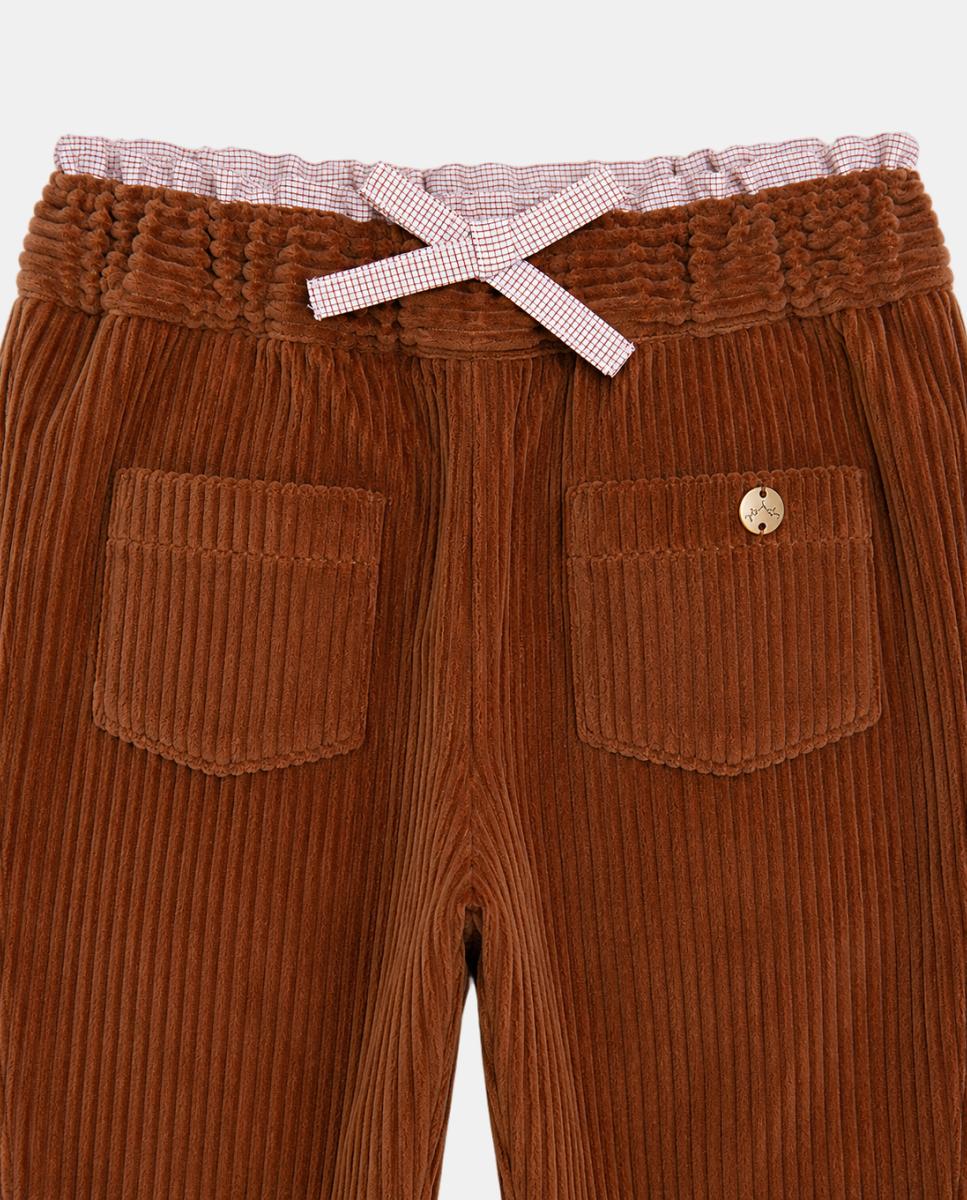 Pantalón Bebé niña - NANOS - Marrón Marrón-3