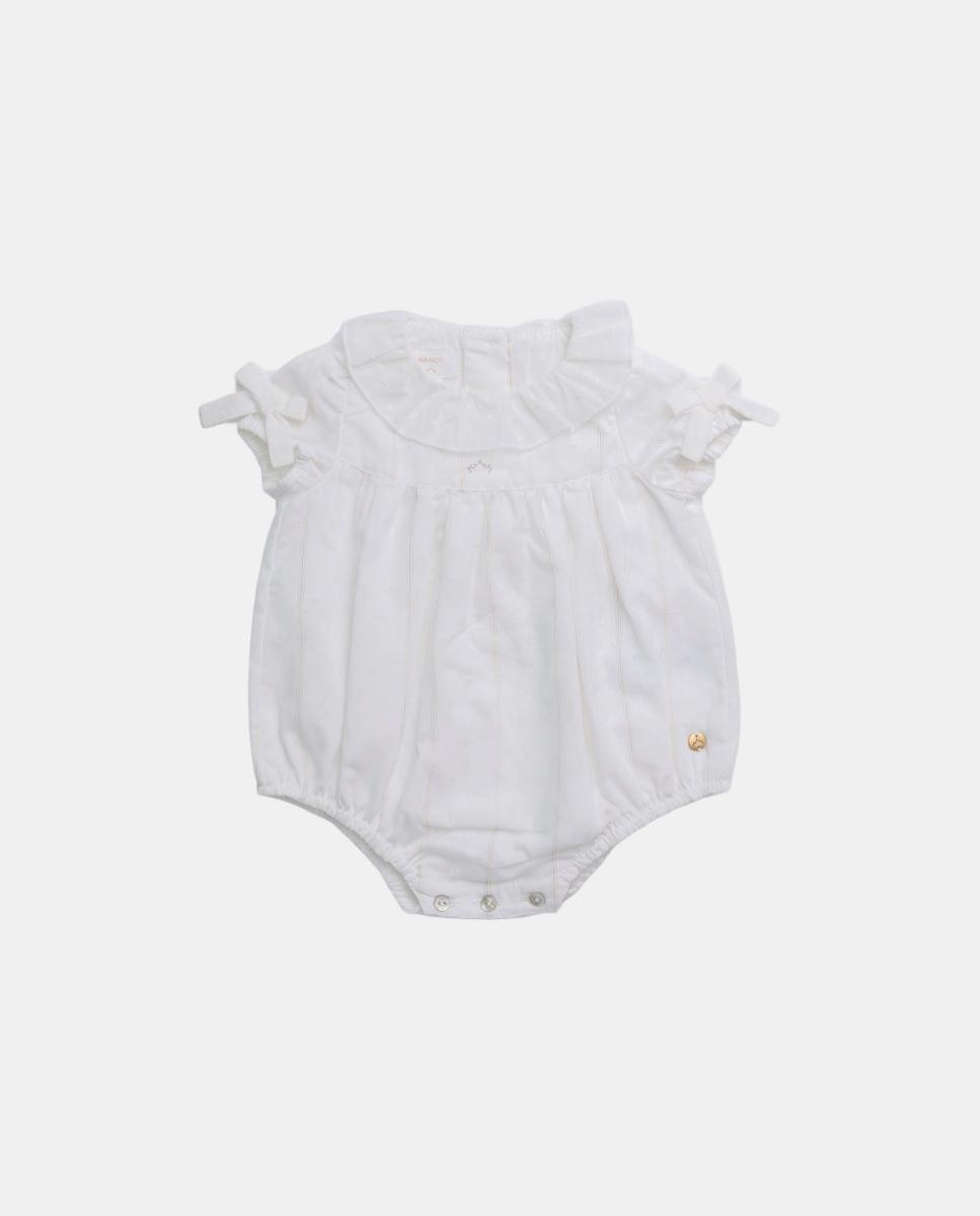 Mameluco Bebé Niña - NANOS - Blanco Blanco-1