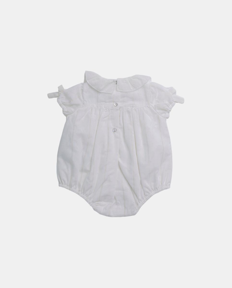Mameluco Bebé Niña - NANOS - Blanco Blanco-2
