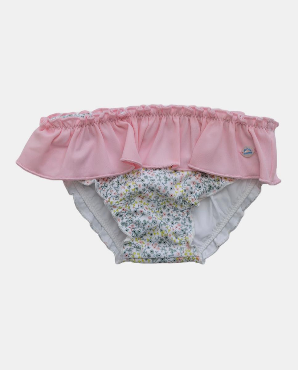 Braguita Baño Bebé Niña - NANOS - Blanco Blanco-1
