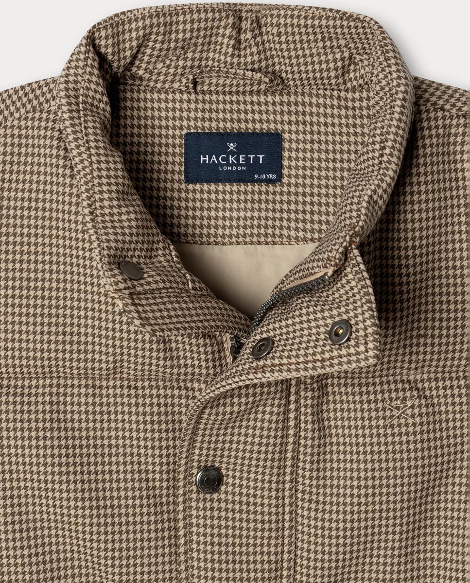 Chaleco de pata de gallo de niño - Hackett - Beige Beige-4