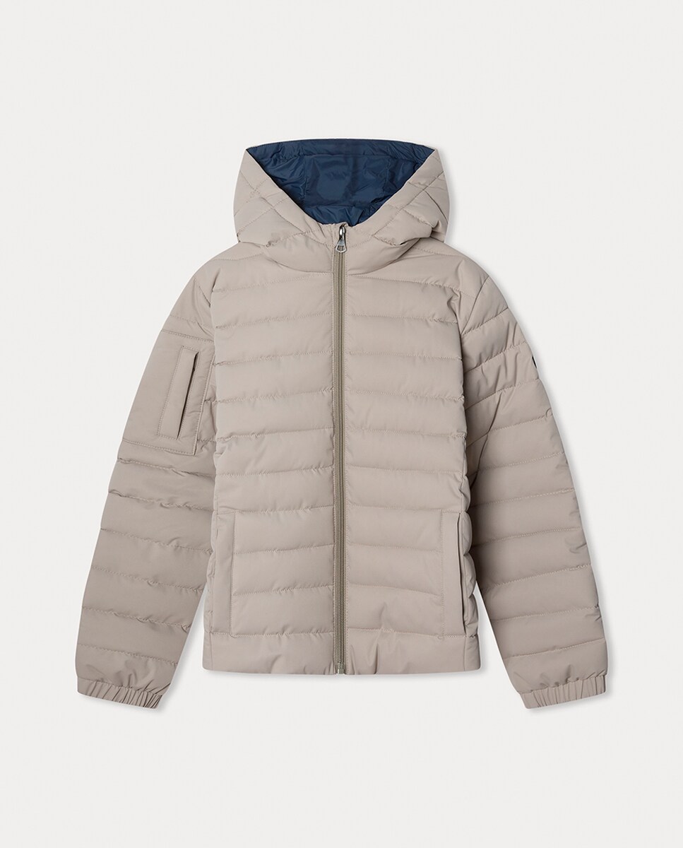 Abrigo acolchado de niño 10 Años/010 Beige