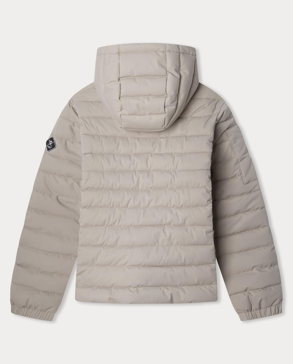 Sobretudo Acolchoado Bege-2