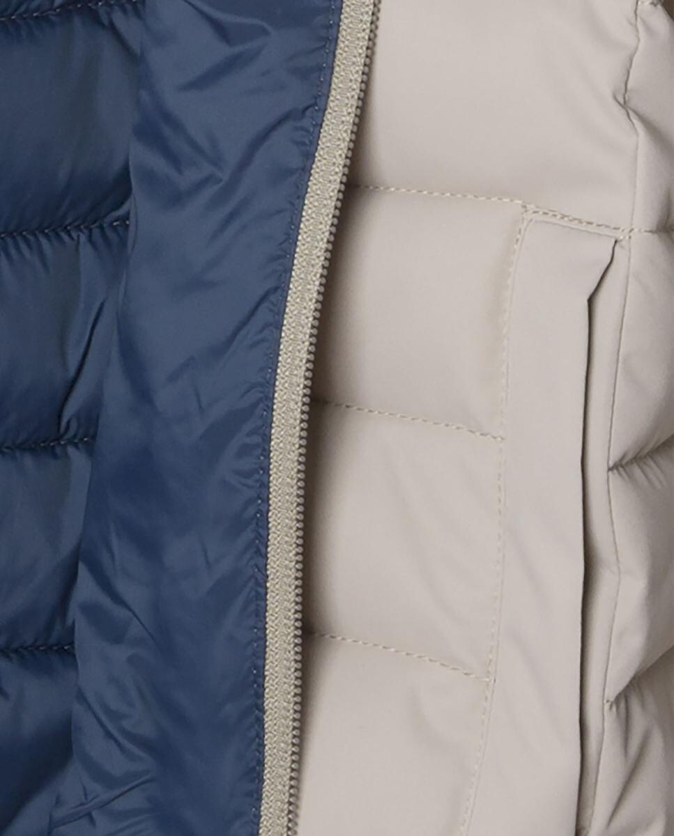 Sobretudo Acolchoado Bege-3